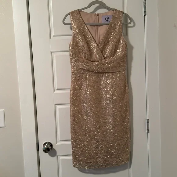 JS Collections Dresses Js Collections Cassidy Sequin Vneck